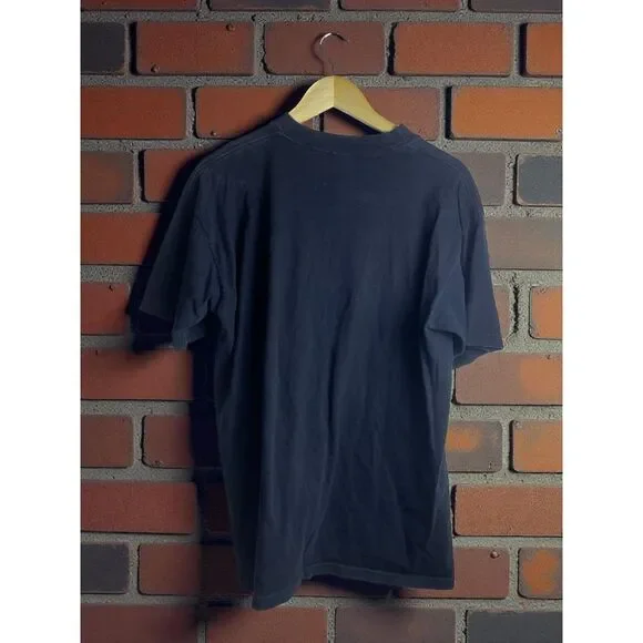 Vintage York Trinidad & Tobago Tribal Mask Graphic Tee – Black – Size L - Picture 2 of 3